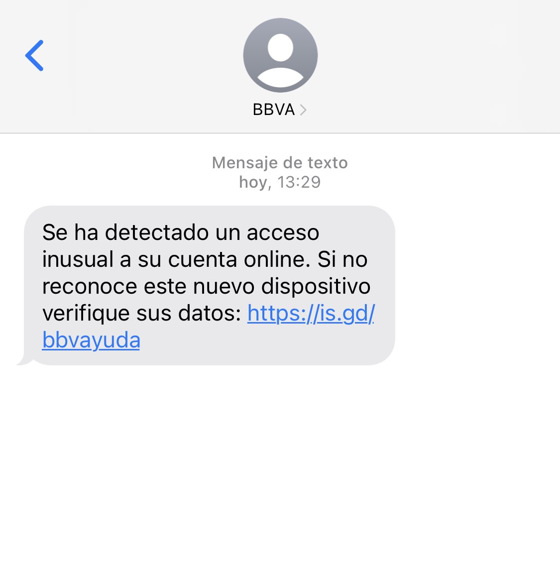 ⁦<a href="/policia/">Policía Nacional</a>⁩ ⁦<a href="/bbva/">BBVA</a>⁩ me acaba de llegar este sms. Ni tengo cuenta en BBVA ni he accedido. Tomen nota. Si quieren el número de teléfono, me indican que lo envío por privado. Gracias