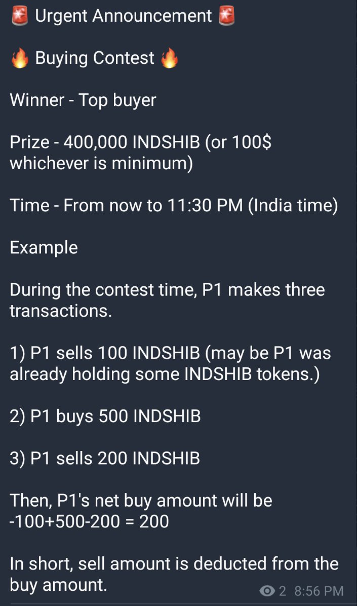 indianshibainu's tweet photo. 💥Buying Contest 💥 https://t.co/JLVXx1WWZw