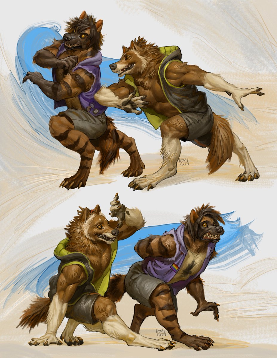 「Commission for MarrowHyena on FA. Featur」|Sinto_Jのイラスト