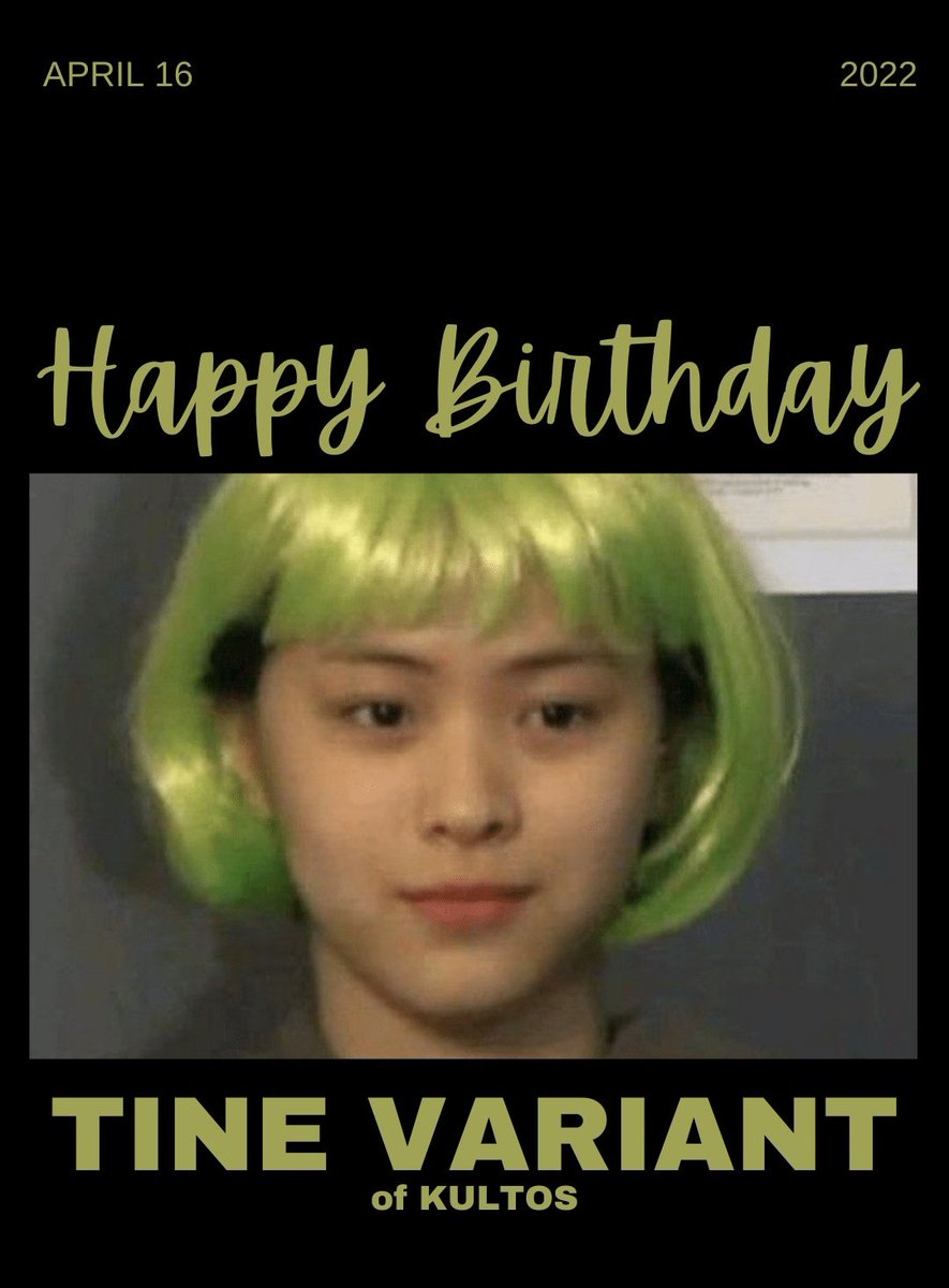 expensivebf's tweet photo. HAPPY BIRTHDAY TINE 🎉
✅2022.04.16
#KULTOS #TINEVARIANT #VARIANT4 #HAPPYBIRTHDAY #20220416 https://t.co/B7LPGil4CY