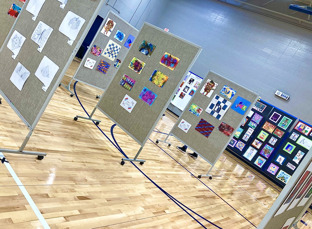 Delayed Reaction: The OPHS ART SHOW was AMAZING! 4 Art Girls + 600 Art students = Art filled hallways &amp; a Gym full of gorgeous! So proud of our students! We appreciate our OP Staff &amp; Admin for the Support &amp; Ribbon Pinning. 🎨🗝❤️