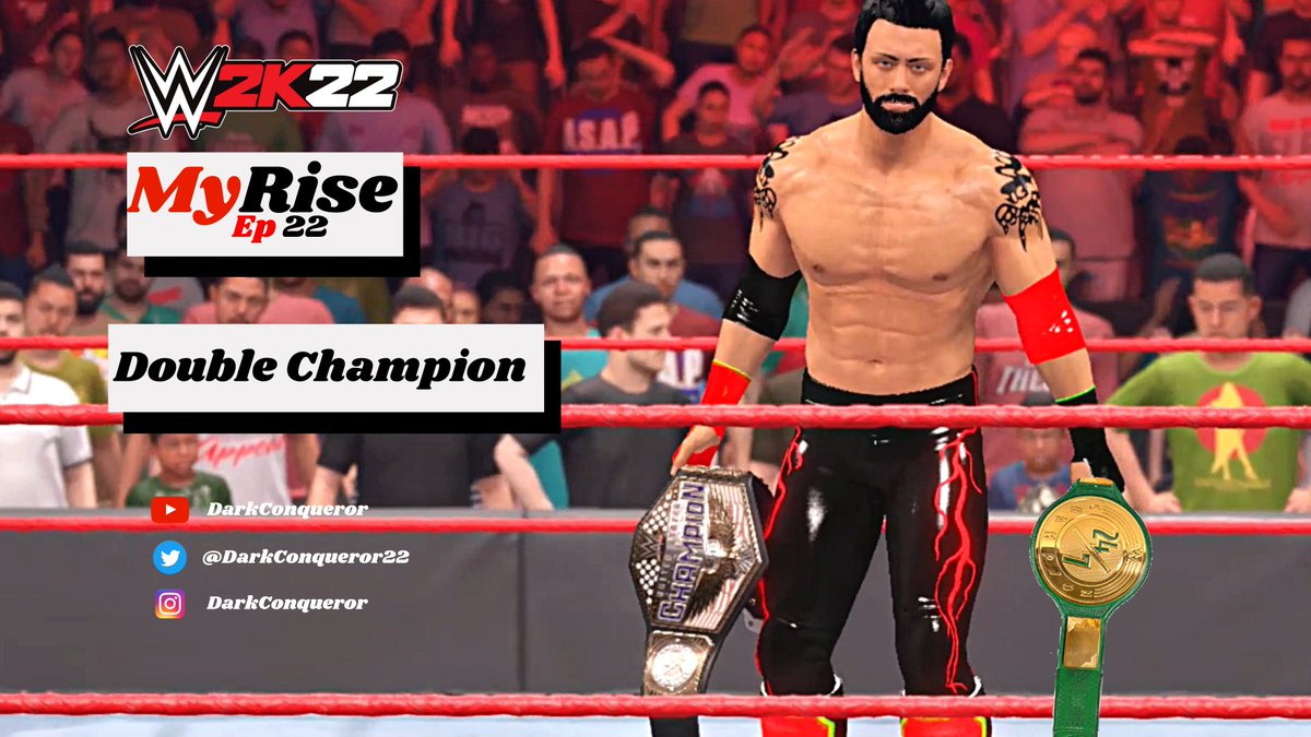 DarkConqueror22's tweet photo. Once again #TheNightmare became #doublechampion
#uschampion #24/7champion.
Check it out here:
https://t.co/1tcDVPy48I
#WWE #Darkconqueror #WWE2K22 #IPL2022 #IPL #RCBvsDC #RTruth https://t.co/s2A0c2kh4C