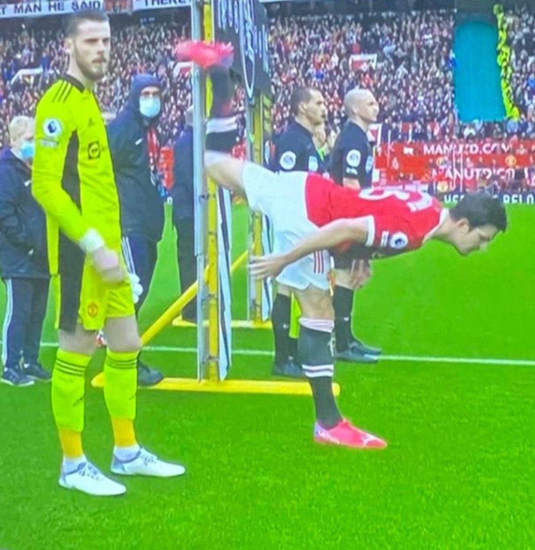 TrollFootball's tweet image. We all laughed at Maguire back then but he was just preparing himself for the big moment.