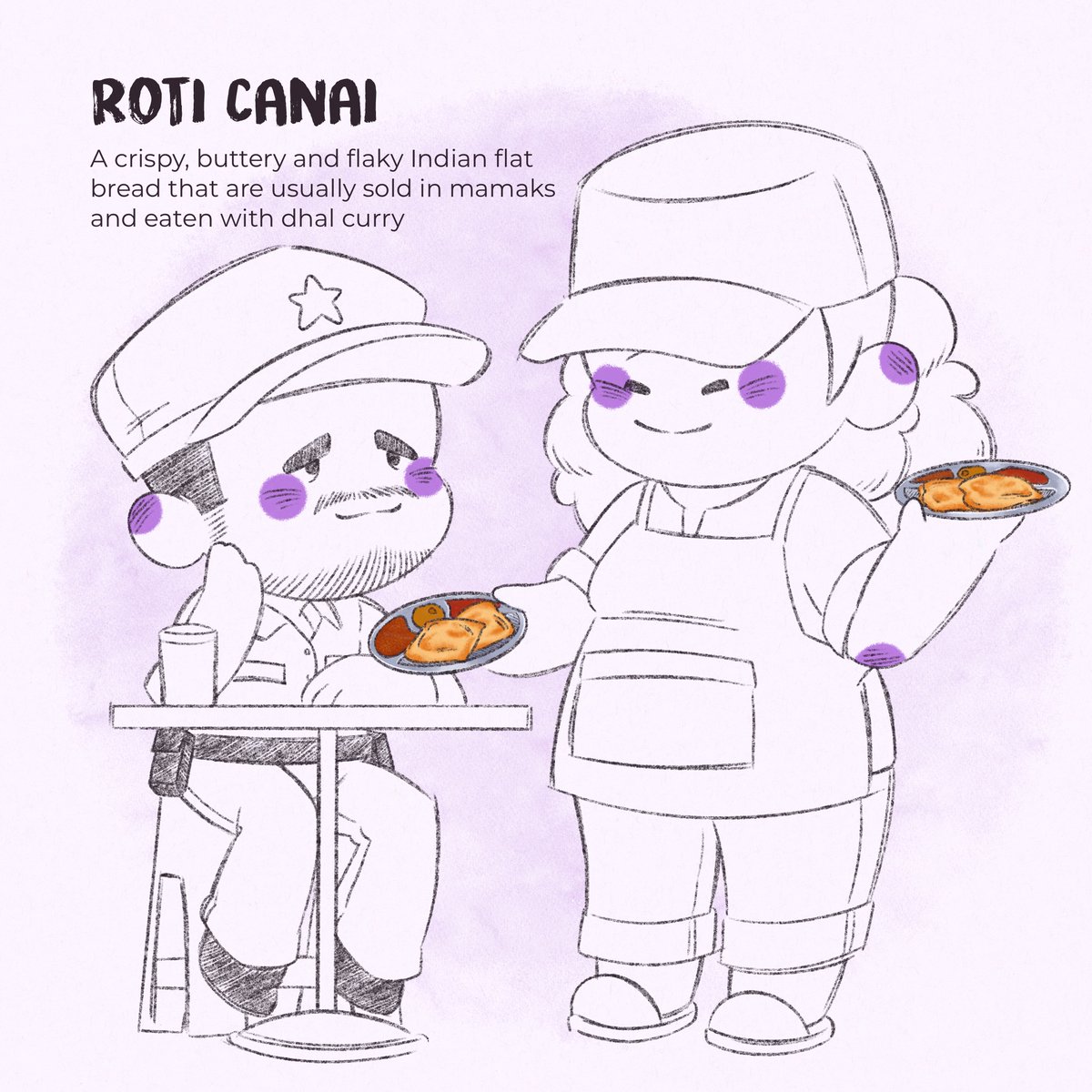 Demi Orang Kecik! OUT NOW 🌺🤘!! (@nsr_myzine) on Twitter photo 🍽 Learn about Malaysia: Food 🍽
Why don’t we stop by our local mamak and order some roti canai before we go battle some elite artists? 😋
I’m sure Auntie would be happy to see us
Art: Social Media Mod <a href="/nico_nomnom/">Nico 🍉 back to slow cooking</a>
#NSRMYZine #NoStraightRoads 🍽 Learn about Malaysia: Food 🍽
Why don’t we stop by our local mamak and order some roti canai before we go battle some elite artists? 😋
I’m sure Auntie would be happy to see us
Art: Social Media Mod <a href="/nico_nomnom/">Nico 🍉 back to slow cooking</a>
#NSRMYZine #NoStraightRoads