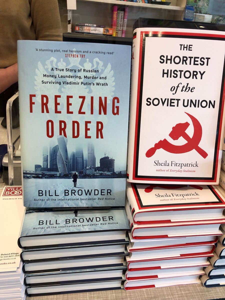 Billbrowder's tweet photo. Nice to see Freezing Order prominently displayed in Dulwich, U.K. https://t.co/eY2joCa5g9