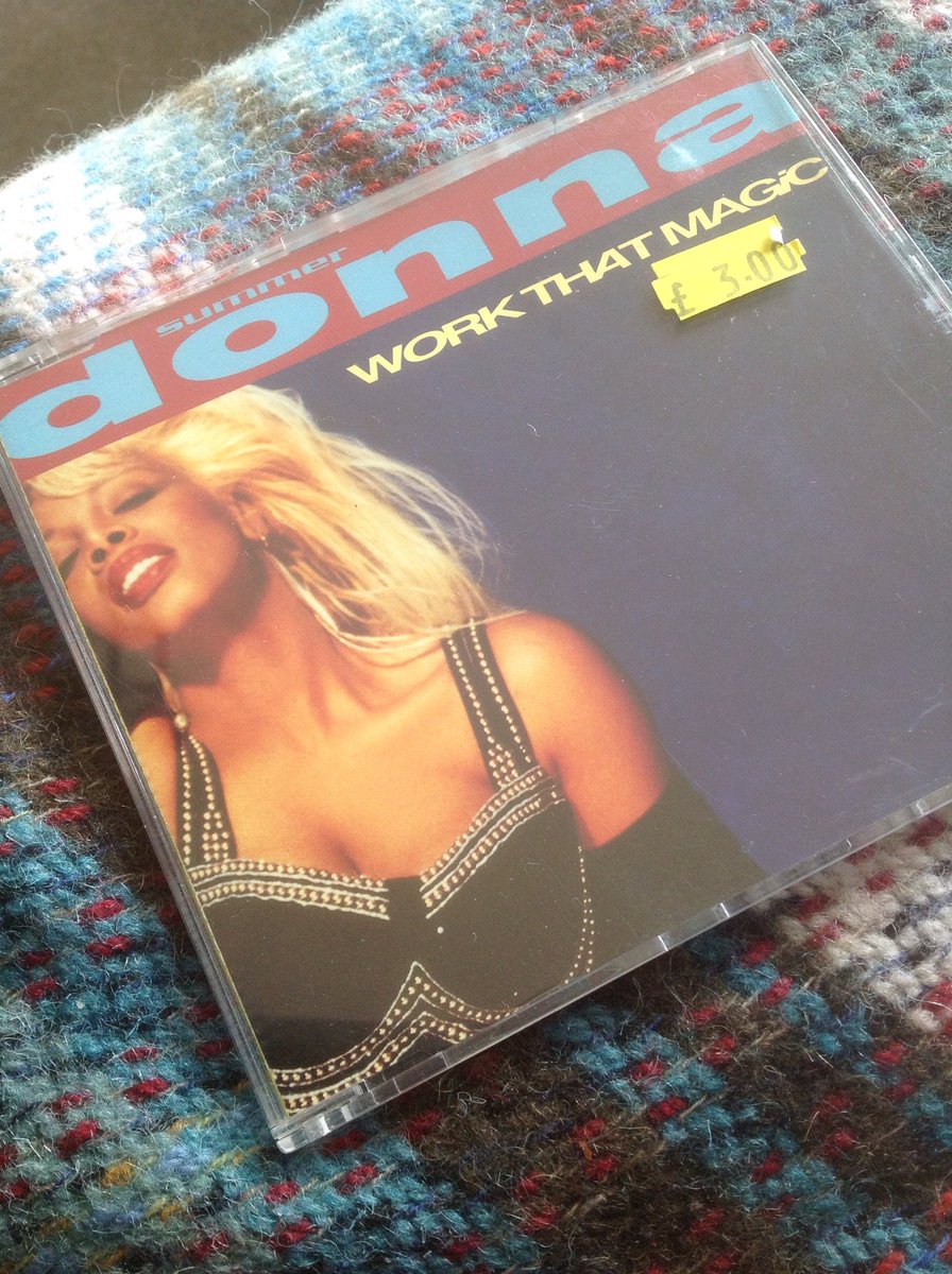 dearianfawn's tweet photo. #CD single #Easter magic #DonnaSummer #WorkThatMagic #ISA full length #remix #KeithDiamond plus #ThisTimeIKnowItsForReal #DinnerWithGershwin &amp; #StateOfIndependence for £3.00 - why wasn't #WorkThatMagic huge? One of my fave #DonnaSummer singles #MistakenIdentity https://t.co/ZVoYo8FFQV