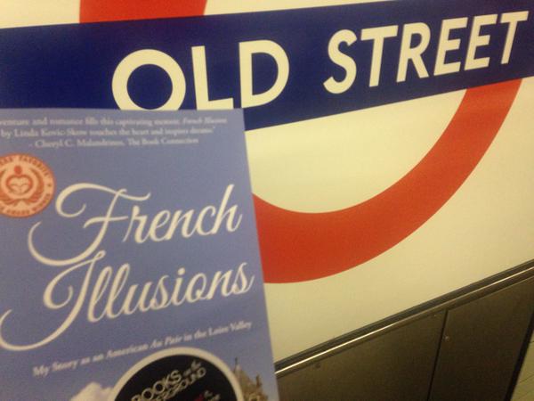<a href="/BooksUndergrnd/">Books Underground</a> Hmm...I wonder who's reading French Illusions now? viewbook.at/FrenchIllusions #memoir #France #London #England #LondonCharingCross #LondonBridge #underground #AwardWinning #comingofage
