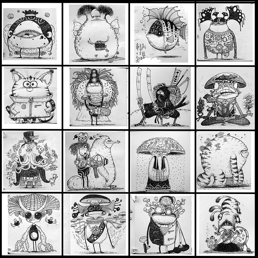Bitskoff's tweet photo. Monsters I have known and loved. https://t.co/GFL2phvdXK