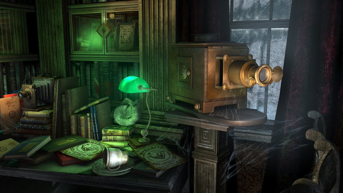 jonathanboakes's tweet photo. 📔Digging deeper, paranormal research and vintage ghost hunting gear in #DowertonExperiment #screenshotsaturday #pointandclick #gamedev #vintage #ghosts #DarklingRoom https://t.co/6HsAczxYKq