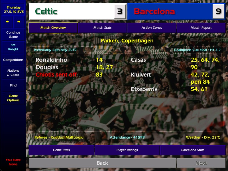 SCm0102's tweet photo. Injuries and suspension hindered #PD9 season. Luca Toni though in this formation makes me want to change it up and do it with a better player or quickest to 1000 with an older player. Oh first time in 5 years we dont play Roma in CL final and this fucking happens 🤣🤣🤣 https://t.co/A8lWXPuXaL