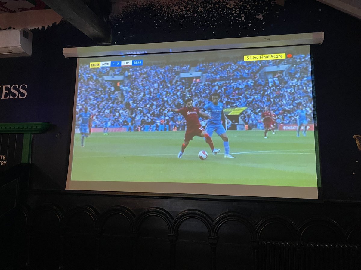 PartyAt901Bar's tweet photo. #BuzzedTwitter comes to London 🍺 

#LiverpoolManCity #FASemifinal https://t.co/ahB3TsxzYD