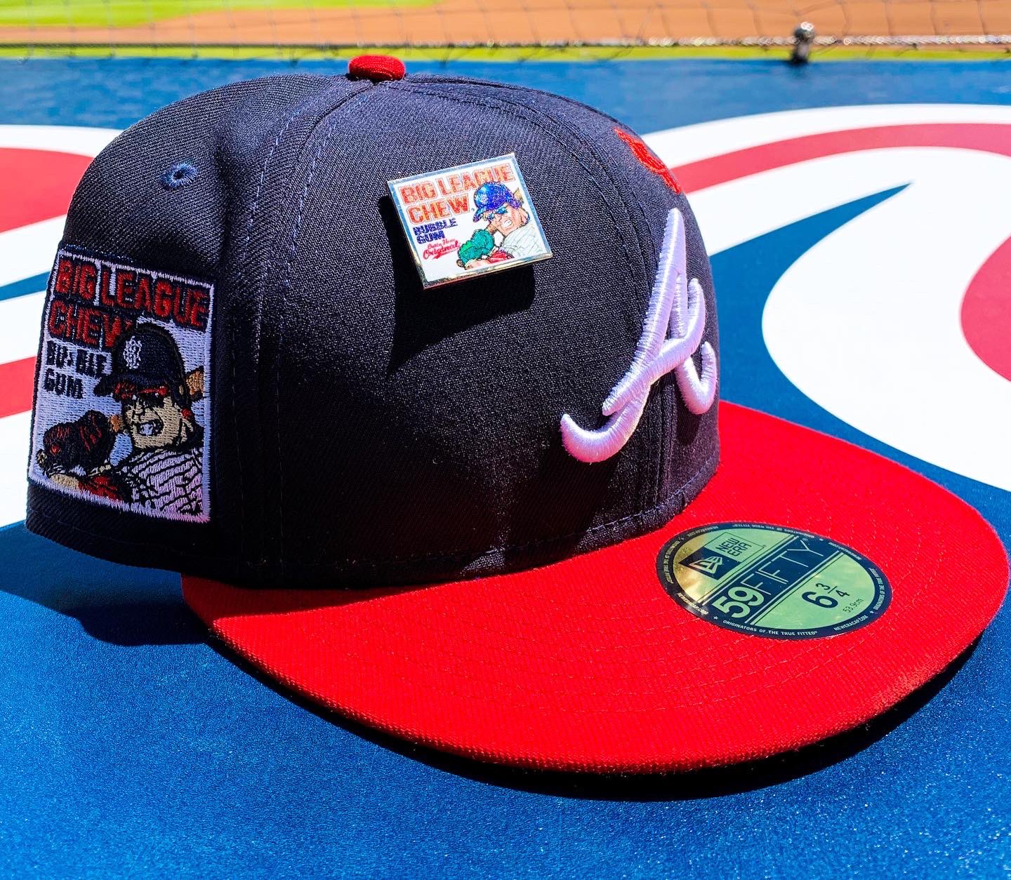 big league chew hats braves