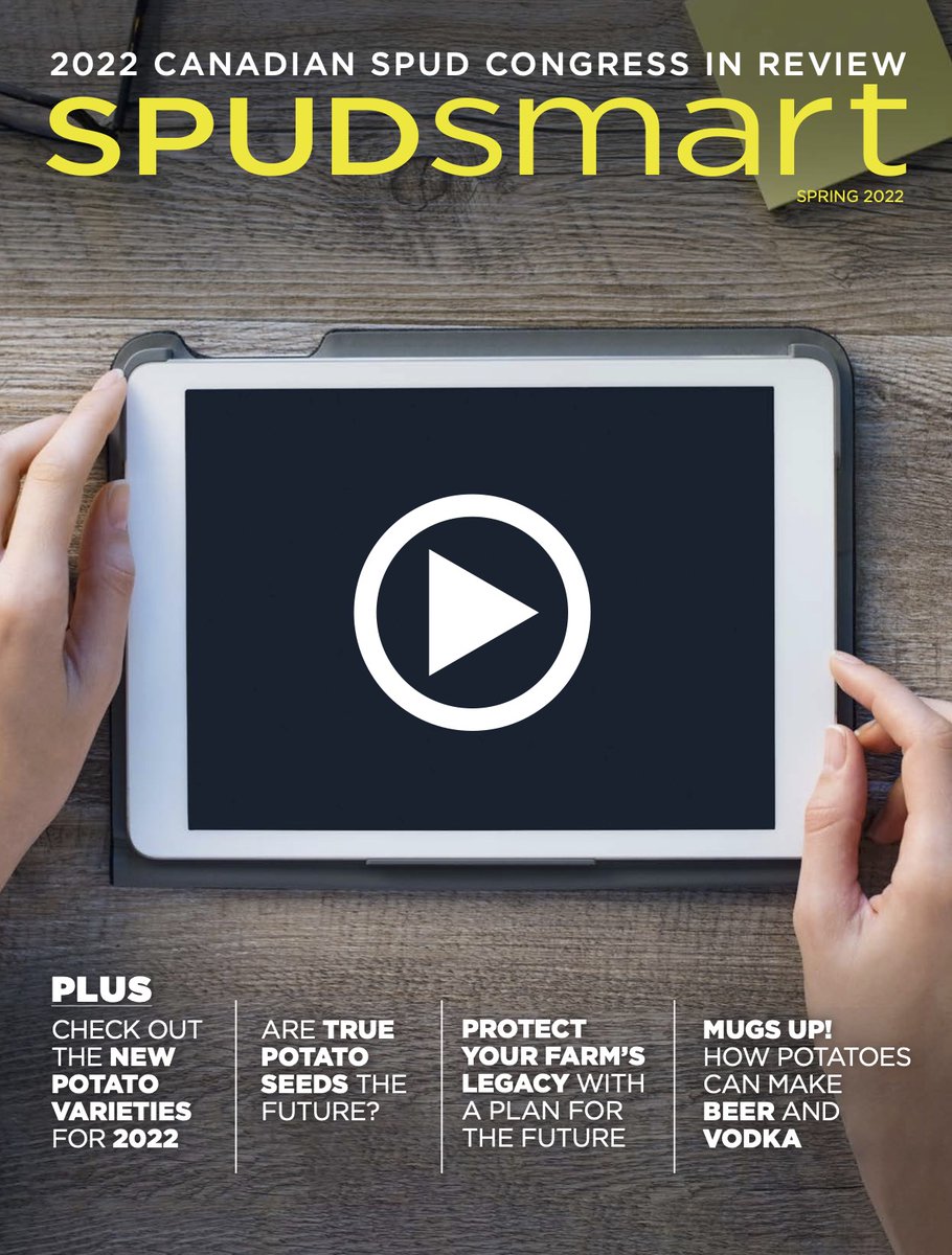 SpudSmartMag's tweet photo. Only two more days until we drop our spring digital only edition of Spud Smart. This issue will include special Canadian Spud Congress coverage #SpudCon #cdnag https://t.co/8OZFjPlCNc