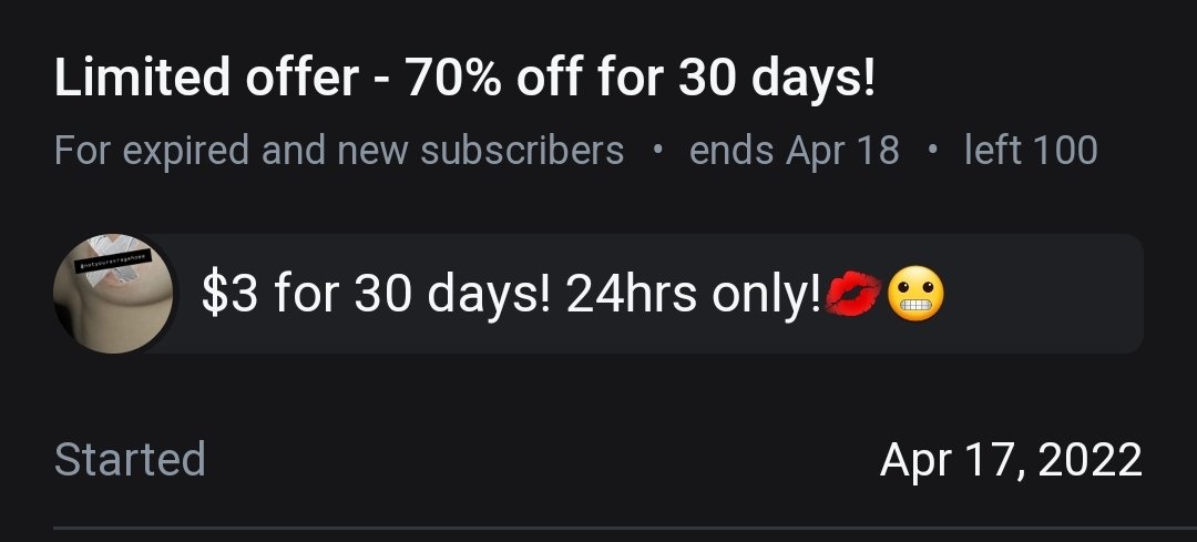 Avaa_baby188's tweet photo. $3  for 30 days! 24hrs only!💋😬 https://t.co/bRBcBZXE5q