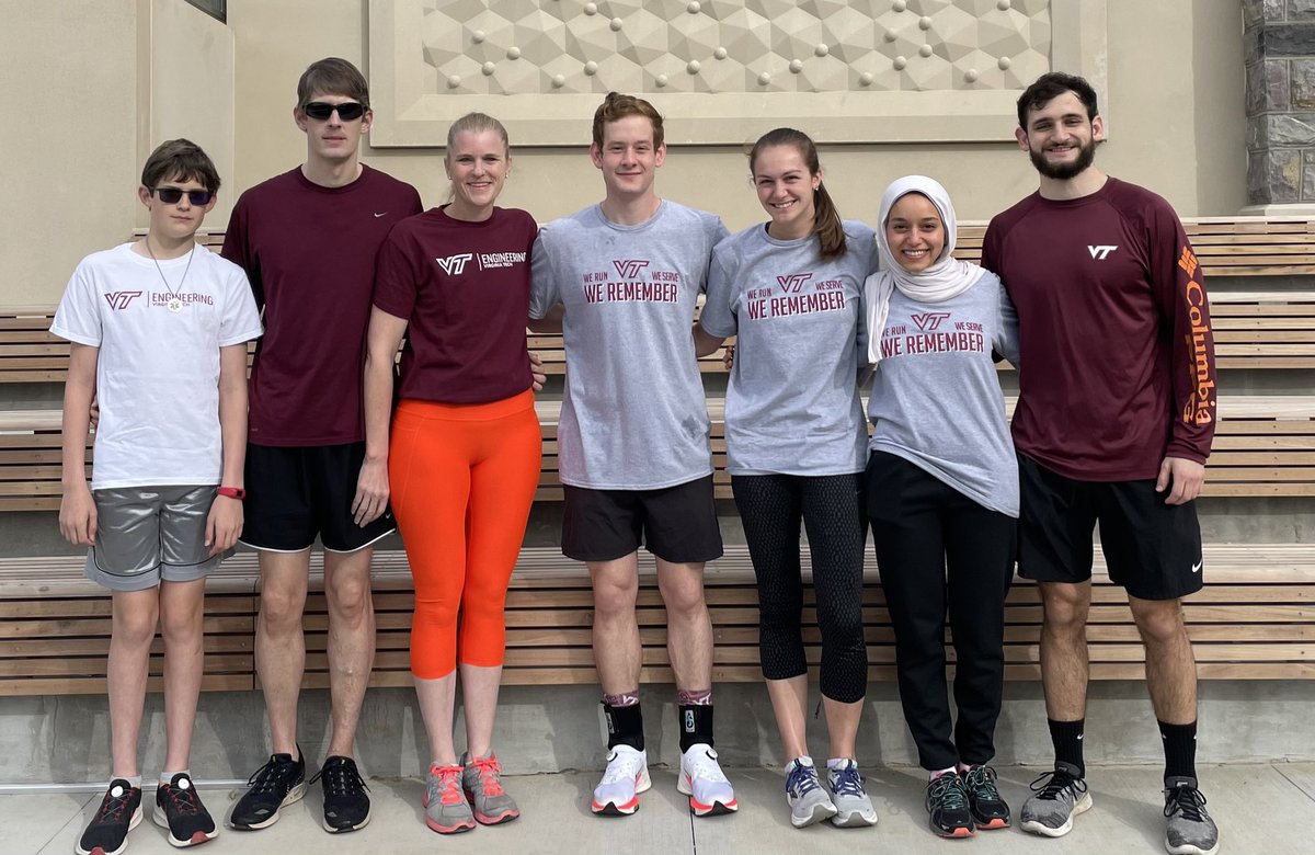 rmqueen_OSU's tweet photo. Today we run to remember the the 32 #Hokies we lost 15 years ago. The @GranataLab will never forget the bravery and sacrifice of Kevin Granata that day. #WeRunTogether #WeAreVT @BEAMvt @VTEngineering @virginia_tech https://t.co/OLs8hM4X78