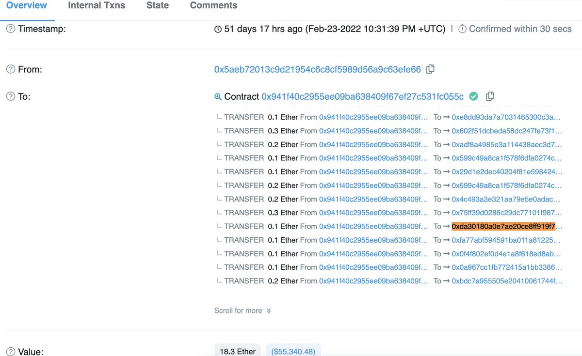 MagicJuiceClub's tweet photo. @Tomdotcom_nexus @viberzdae @Daddydelphia @theHaroldEric @Tomdotcom_nexus All minters were refunded in full, which is verifiable via the link provided below. You received a full refund of 0.10 ETH on February 23, 2022.

Your wallet:
0xDa30180A0e7aE20CE8FF919F78e535c60D1Fdd9f

Refund transaction: https://t.co/8EjNhid2dP https://t.co/hOQr7pZrBp