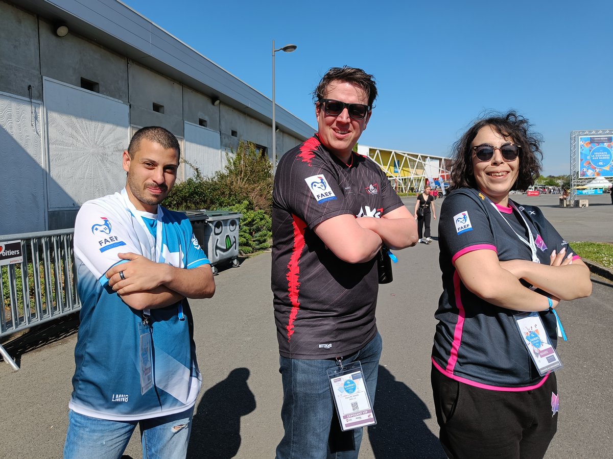 UAEF_Officiel's tweet photo. Au top à la @GamersAssembly et bien représenté aussi ! 😍
Bon courage à toutes nos associations qui sont engagées aujourd'hui dans les compétitions 🍀 https://t.co/aU8dmrdO1F