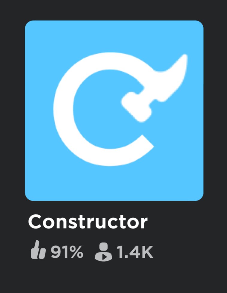 Constructor on Roblox (@ConstructorRBLX) / Posts / X