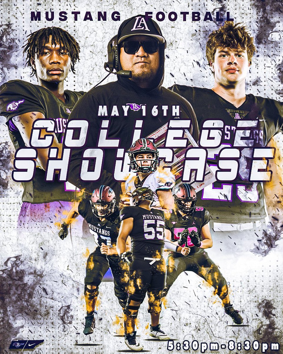 Lipscomb Academy Football (@lamustangfb) on Twitter photo ‼️1 MONTH AWAY‼️Calling all College Coaches! Coming May 16th is the inaugural Mustang Football College Showcase💥! Here is your can’t miss opportunity to see our Mustangs 🐎 up close!
RSVP and receive a personalized scouting handbook at snmalinoff@lipscomb.edu 📧
#BeSetApart ‼️1 MONTH AWAY‼️Calling all College Coaches! Coming May 16th is the inaugural Mustang Football College Showcase💥! Here is your can’t miss opportunity to see our Mustangs 🐎 up close!
RSVP and receive a personalized scouting handbook at snmalinoff@lipscomb.edu 📧
#BeSetApart