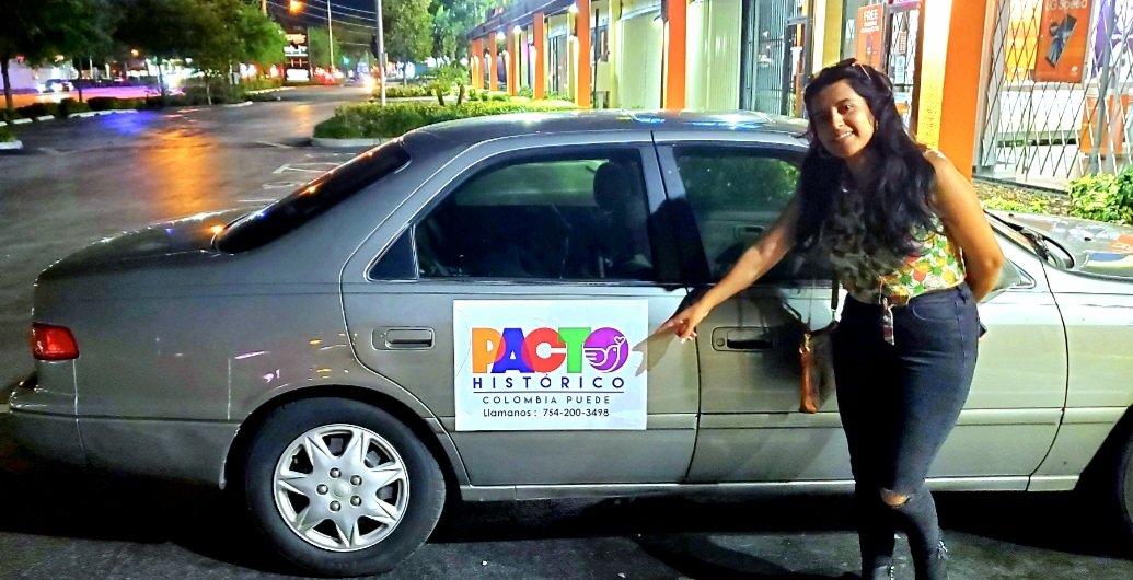 ProgresistasMIA's tweet photo. En el sur de la Florida con el #PactoHistorico. MIAMI,Broward y PalmBeach! Ven y ayuda a hacer campaña con tu propio carro!
⚠️Llamanos:754-200-3498⚠️
La campaña sabrosa
💛💙❤
#Elecciones2022 #MiamiHumana @petrogustavo @FranciaMarquezM @GustavoBolivar @_GillianMg @CarlosNValnera https://t.co/3cec9j2Jud