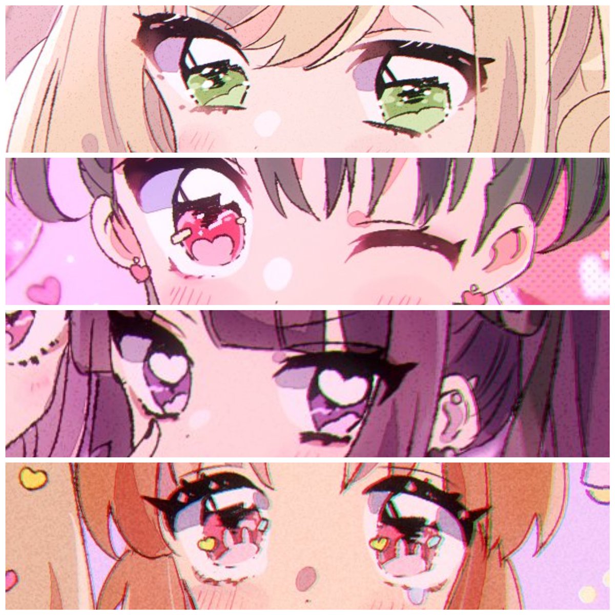 #目だけでフォロワーさんを惚れさせる
目を描くのがすき 