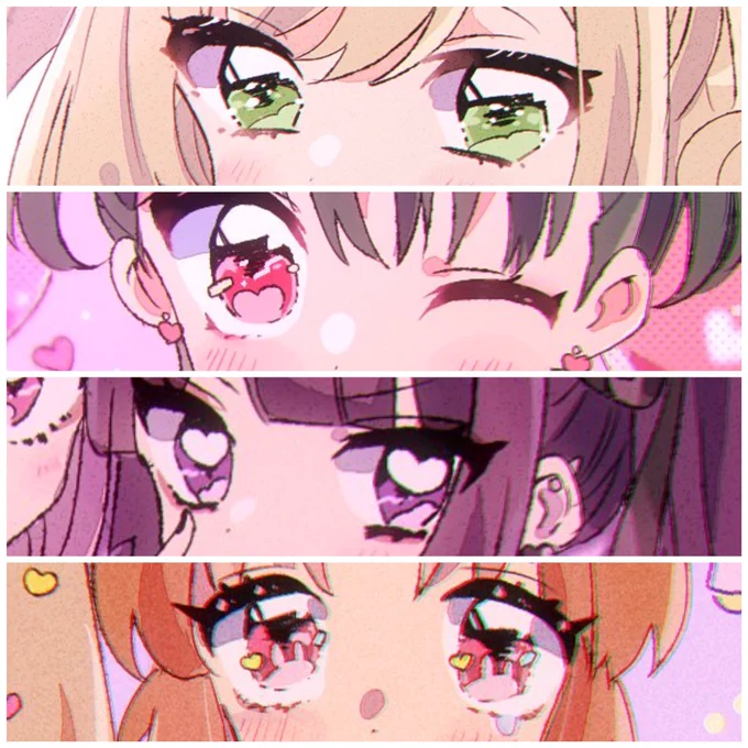 #目だけでフォロワーさんを惚れさせる
目を描くのがすき 