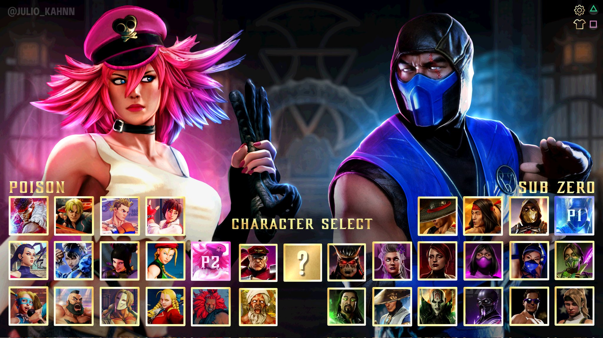 Julio Kahn マドルガダ on X: concept: Mortal Kombat VS Street