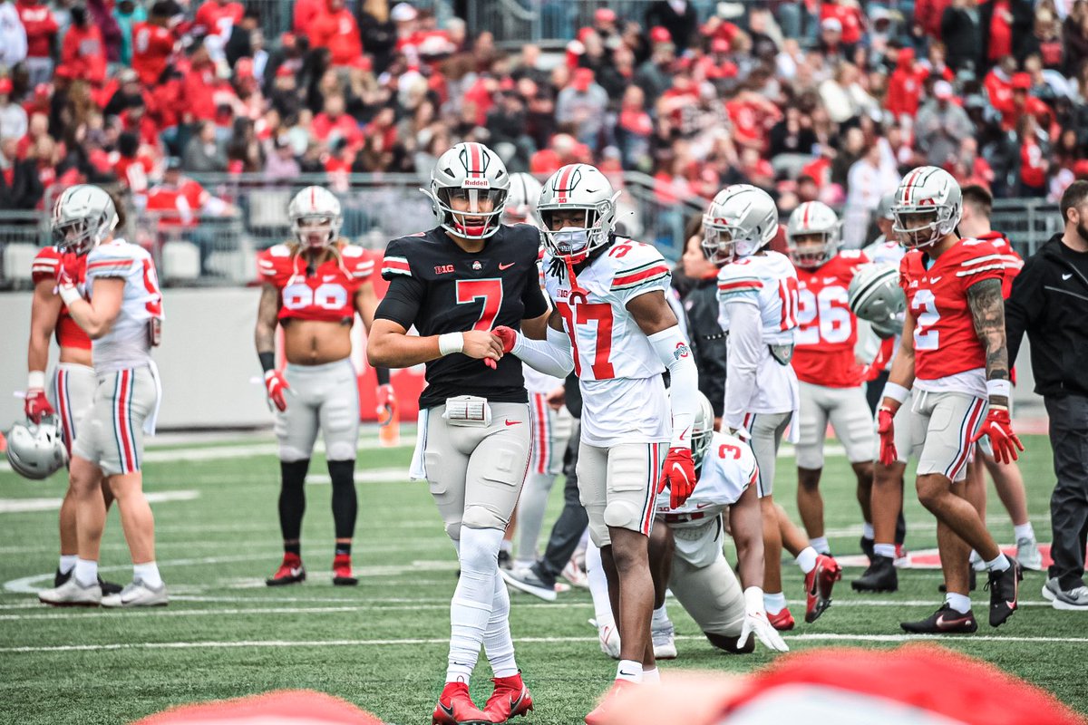 GHaferman's tweet photo. .@CJ7STROUD at The Ohio State Spring Game https://t.co/NCVSNfTgn3