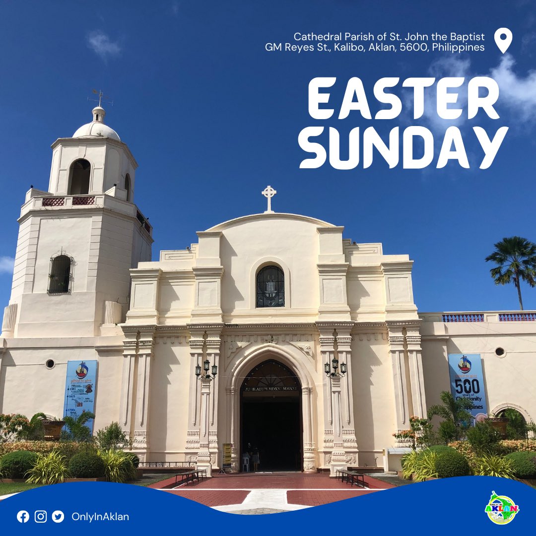 onlyinaklan's tweet photo. HAPPY EASTER SUNDAY 🥚🐰🎊

1 PETER 1:3: "Praise be to the God and Father of our Lord Jesus Christ! In his great mercy he has given us new birth into a living hope through the resurrection of Jesus Christ from the dead."

📸 KVS

#OnlyInAklan
#FeelAliveFeelAklan
#EasterSunday https://t.co/QR2FS0nbzS