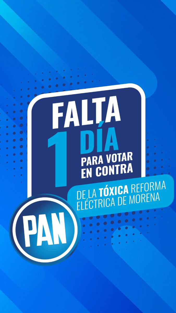 Estamos en lo dicho, mañana estaremos en sesión votando en contra de esa Reforma tóxica