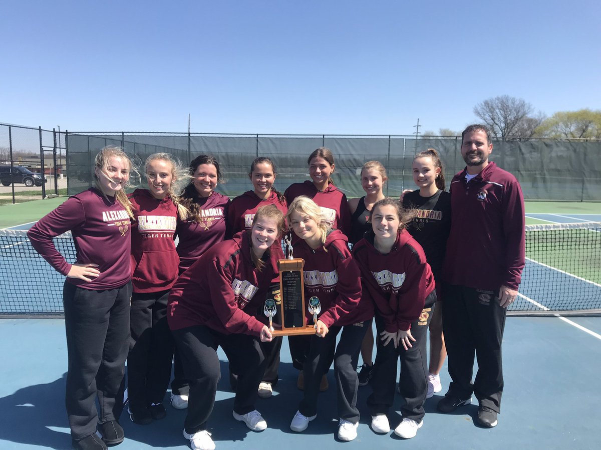 AMHSTennis's tweet photo. 2022 Madison County Tennis Champions!  Tigers get s 3-2 win over PH on the road for their 4th straight MC Title! https://t.co/KgRmObfsFY