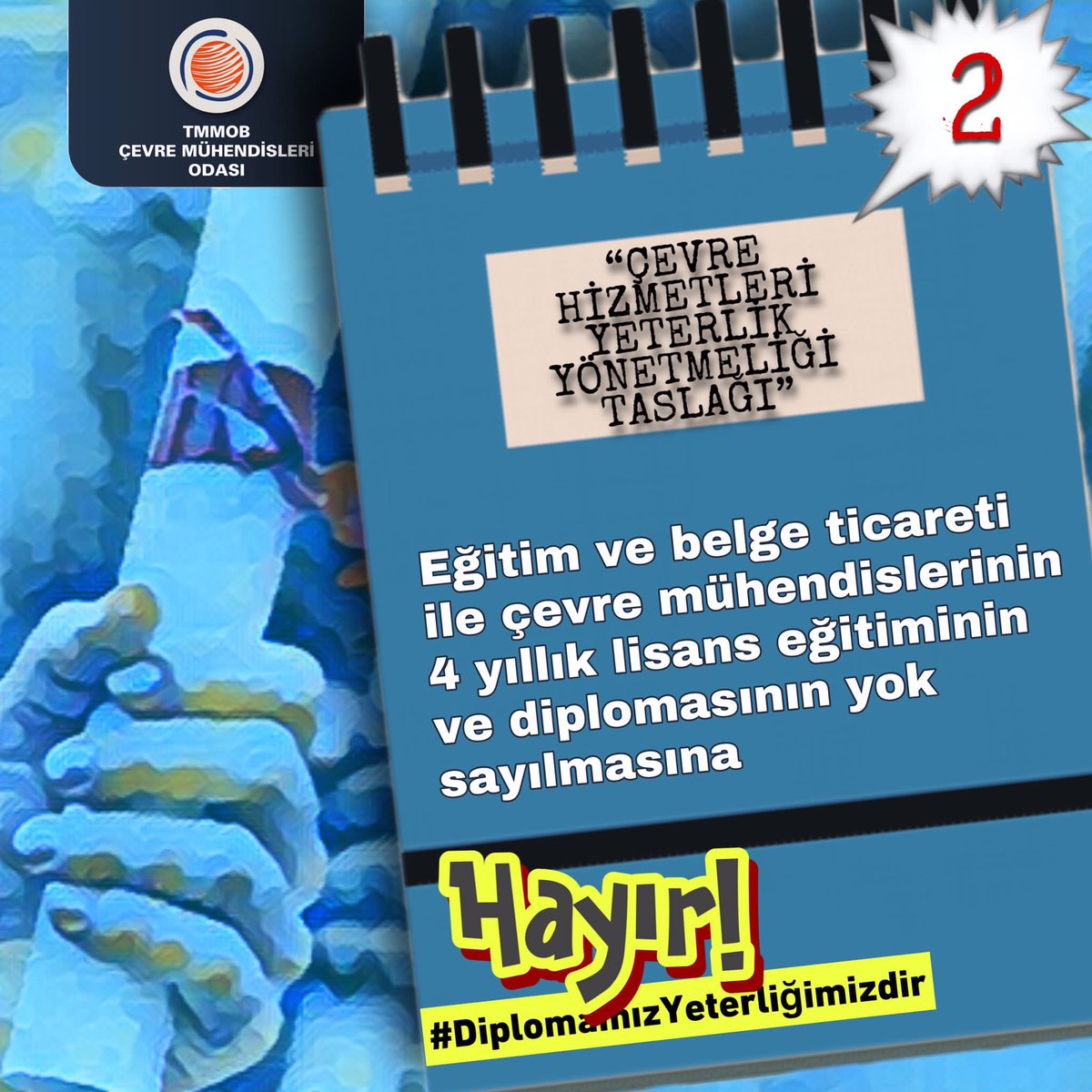 CevreMuhOdasi's tweet photo. #ArtıkYeter
#DiplomamızYeterliliğimiz
#ÇevreMühendisi

@csbgovtr
@hacettepe1967
@TMMOB1954 https://t.co/Ke5VjwlbcL