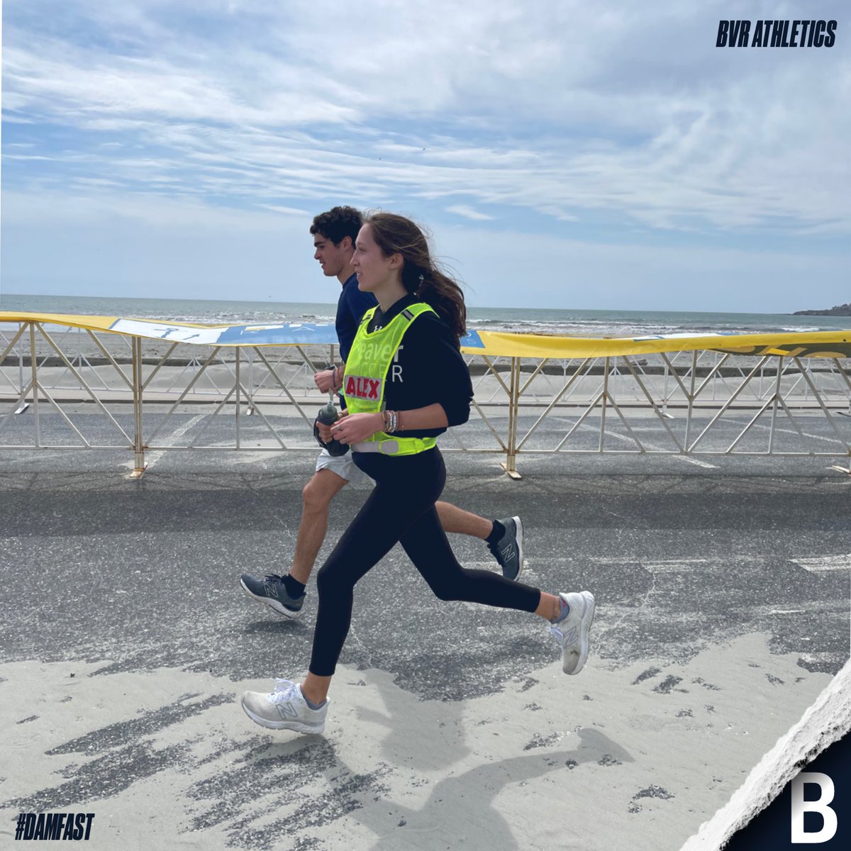 BVRathletics's tweet photo. We are so #DAMproud of these two! Alexandra Herman and Ben Morris finished their marathon 4:19:40!!! 👟💨 #DAMfast https://t.co/oWIhFR6ZjK