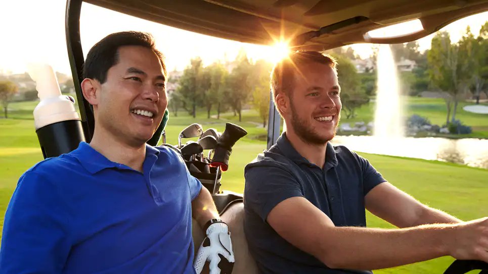TheOnion's tweet photo. ‘This Is What It’s All About, Boys,’ Says Man Hour Away From Complete Meltdown On Sixth Hole https://t.co/pTLah42RbV https://t.co/vGpZhiScAm