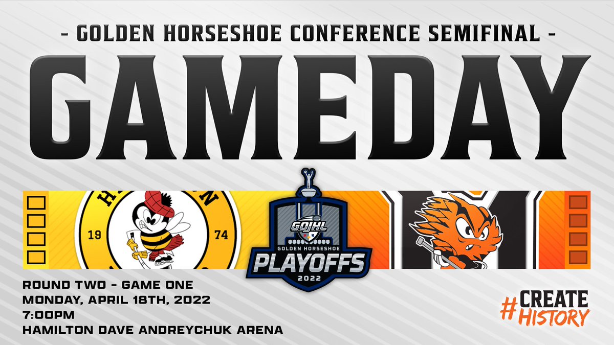 FEMeteors's tweet photo. Looking to get off on the right foot! Golden Horseshoe Conference Semifinal starts tonight!

🆚 - @HamiltonKiltyBs

🕖 - 7:00pm
📍 - Dave Andreychuk Arena
📺 - @MyHockeyTV

#CreateHistory | @GOJHL https://t.co/FC7RDGmO2V
