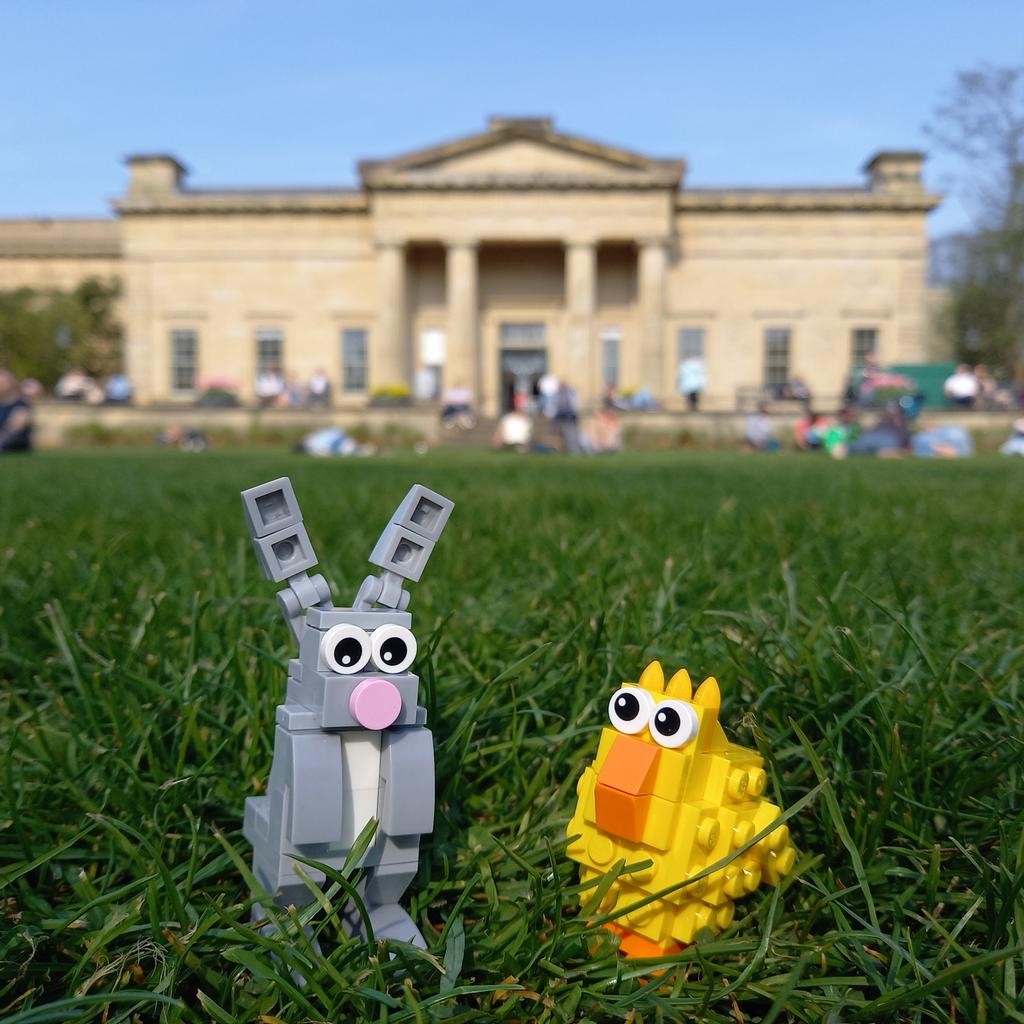 Had a fun day today making mini make and take models at the Yorkshire Museum in York. #LEGO #Easter #Easterbunny #chick #museumactivities