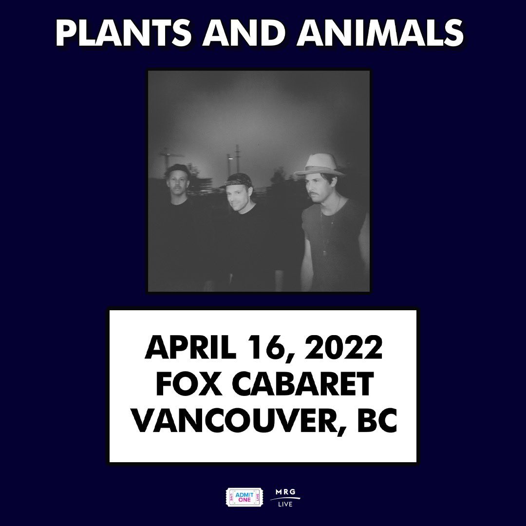 FoxCabaret's tweet photo. Tonight @MRGLiveOfficial presents @plantandanimal with @GusEnglehorn! 
Doors 7:00
Show 8:00
Tickets online and at the door https://t.co/RloKCvfyUH