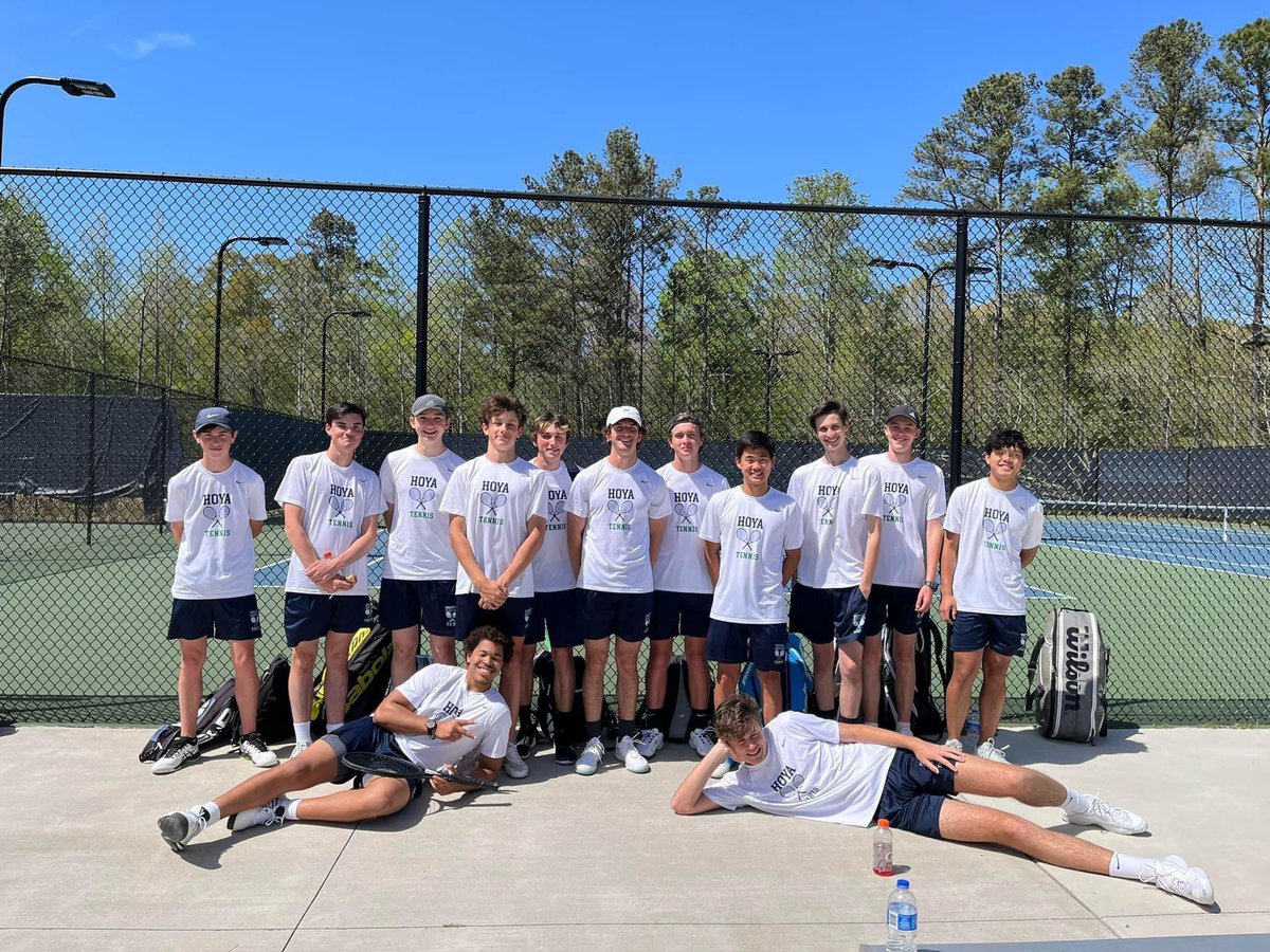 hoyabigdog's tweet photo. State tournament off to great start! Hoyas 3-0 winner over Tift Co. Thx To all the classes that came out to cheer us on! Also- thank you Jeff and Tracy Weir for pictures. https://t.co/241ZSAL72r