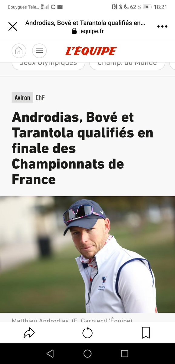 Qualifiée pour la Finale A des Championnats de France solo 🔥🔥

Course à 11h28 demain, en direct sur ce lien :
m.youtube.com/watch?v=AR-HJH…

#aviron #rowing #chfbc #championnat #France