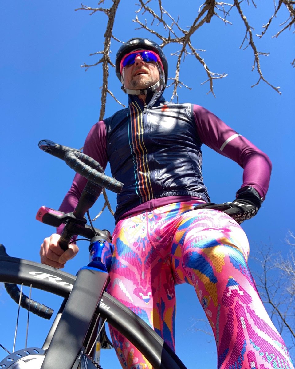 I see color everywhere it’s like a rainbow! @RudyProjectNA spring cycling adventures.