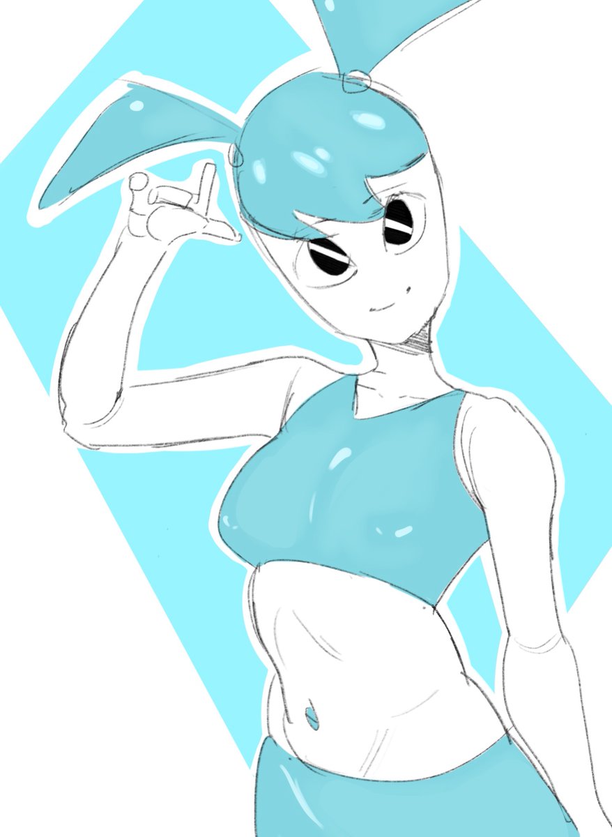 Twincamel2's tweet photo. Firtst post :) #jennywakeman #XJ-9 
#FANART https://t.co/Sd9kN6DKaq