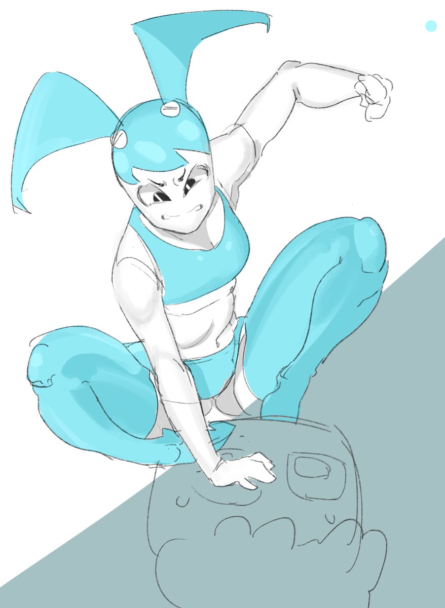 Twincamel2's tweet photo. Firtst post :) #jennywakeman #XJ-9 
#FANART https://t.co/Sd9kN6DKaq