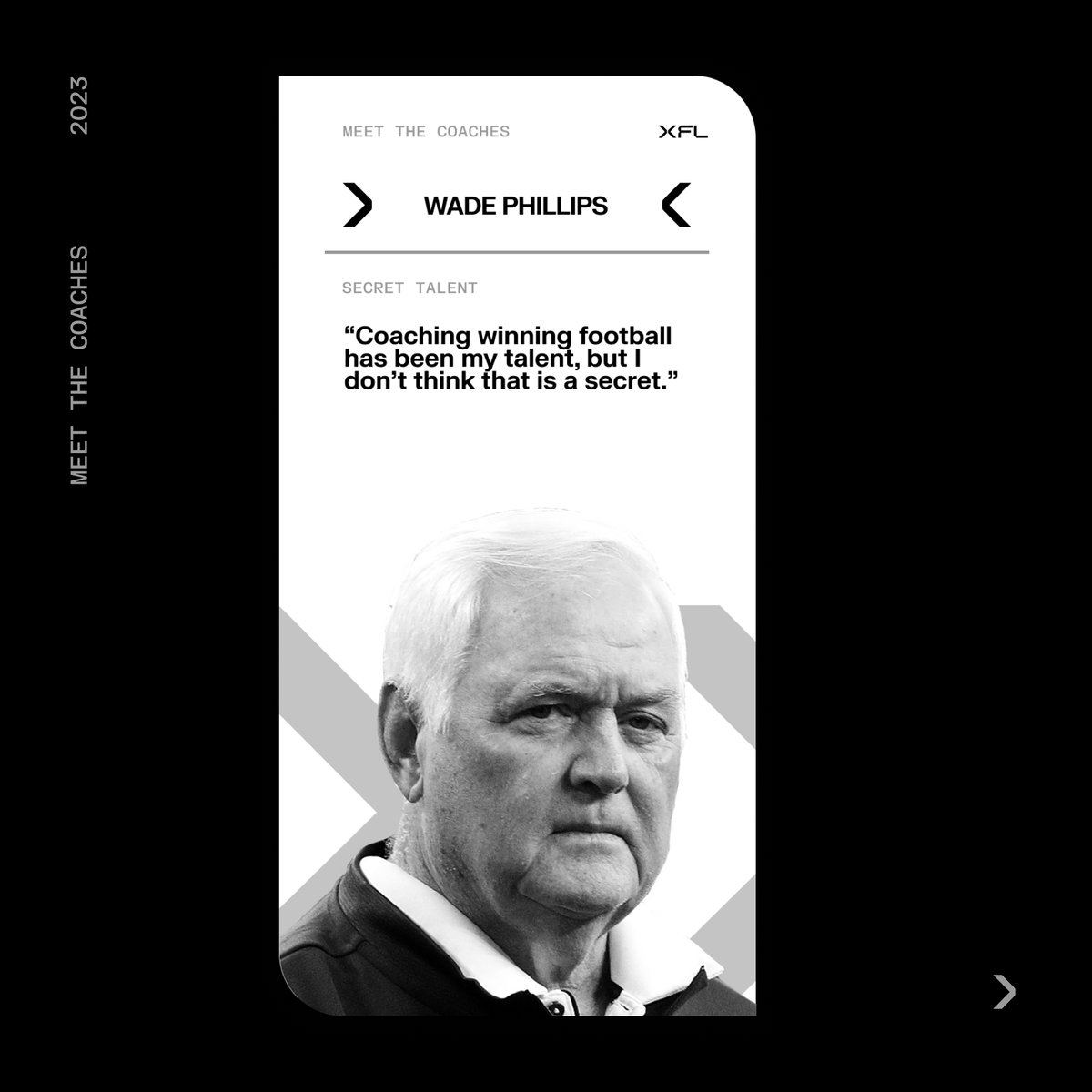 TheUFL's tweet photo. Meet the coaches: the legendary @SonOfBum...