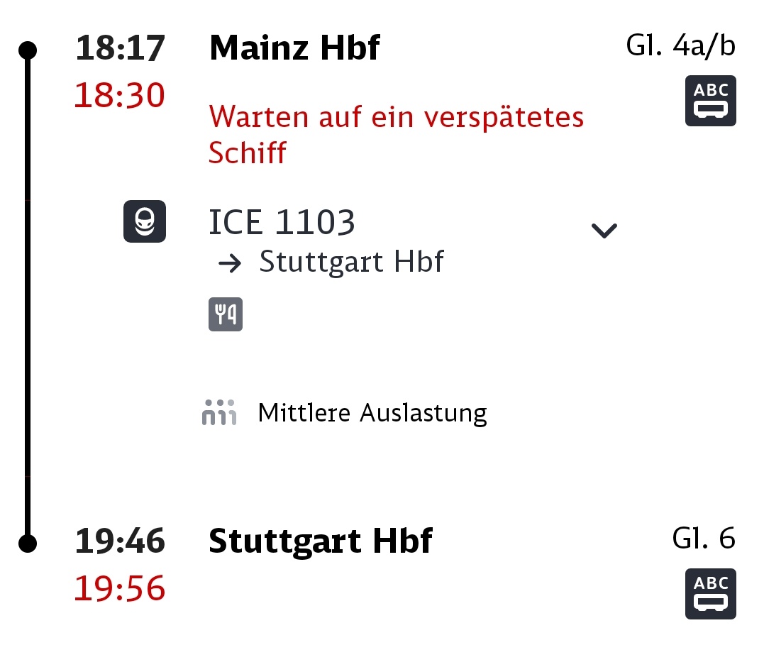 18max93's tweet photo. Deutsche Bahn - Rückfahrt aus Mainz Symbolbild #VfB https://t.co/4cEcvWFIzH
