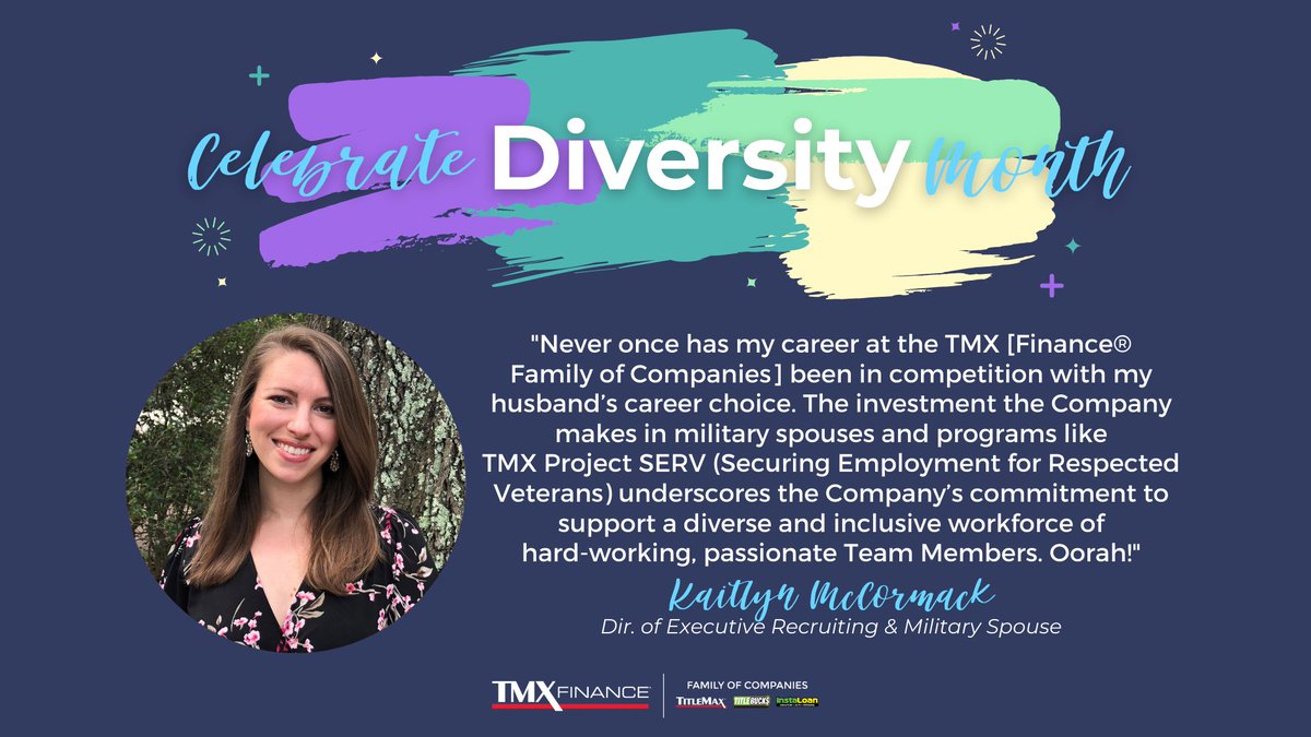Kaitlyn McCormack has been in the #TMXFamily nine years and a military spouse for 12. She says early in her career with us, she was warned she may have to make career sacrifices since it's “mission first” and all else comes second, but with us — it’s been the opposite!