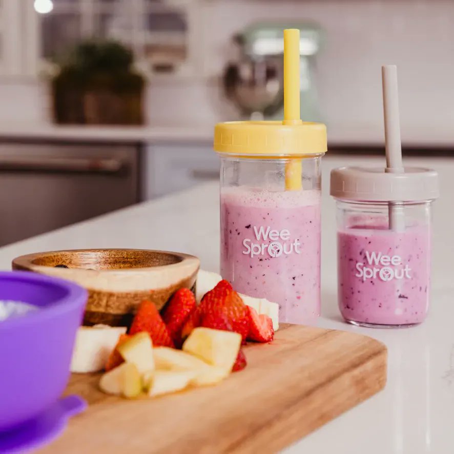 weesproutco's tweet photo. 🍓🫐 Check out these 5 smoothie recipes your kids will love … link in bio for blog post. https://t.co/OJDLMyvZAb