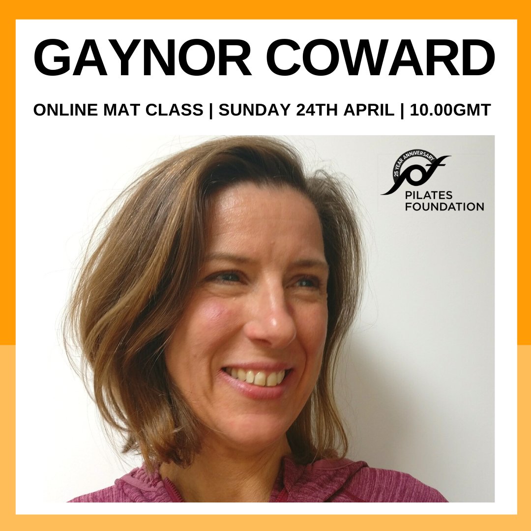 pilatesfound's tweet photo. Taking a brief pause from our Spring Connection promo... 🌼

The wonderful #GaynorCoward is teaching a dynamic 60-minute Mat Class. 

SUNDAY 24th APRIL - 10am (BST) 
💷 £6
⭐ PF Members / Trainees only ⭐

Registration ➡️ https://t.co/ZpzA3HlgEF

#pilates #pilatesteacher #cpd https://t.co/GonXGp2Sw4
