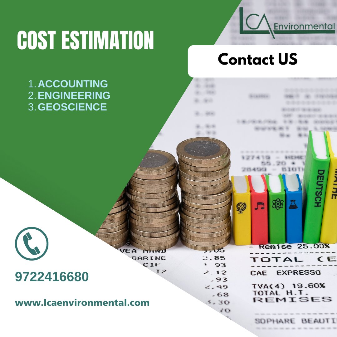 LCAENVIRONMENT's tweet photo. Worried about Cost Estimation? LCA Environmental, Inc. provides comprehensive financing estimates to organizations and municipalities regarding cleanup and/or management costs. 
https://t.co/6AydKargXM https://t.co/2DGbcU3YQt