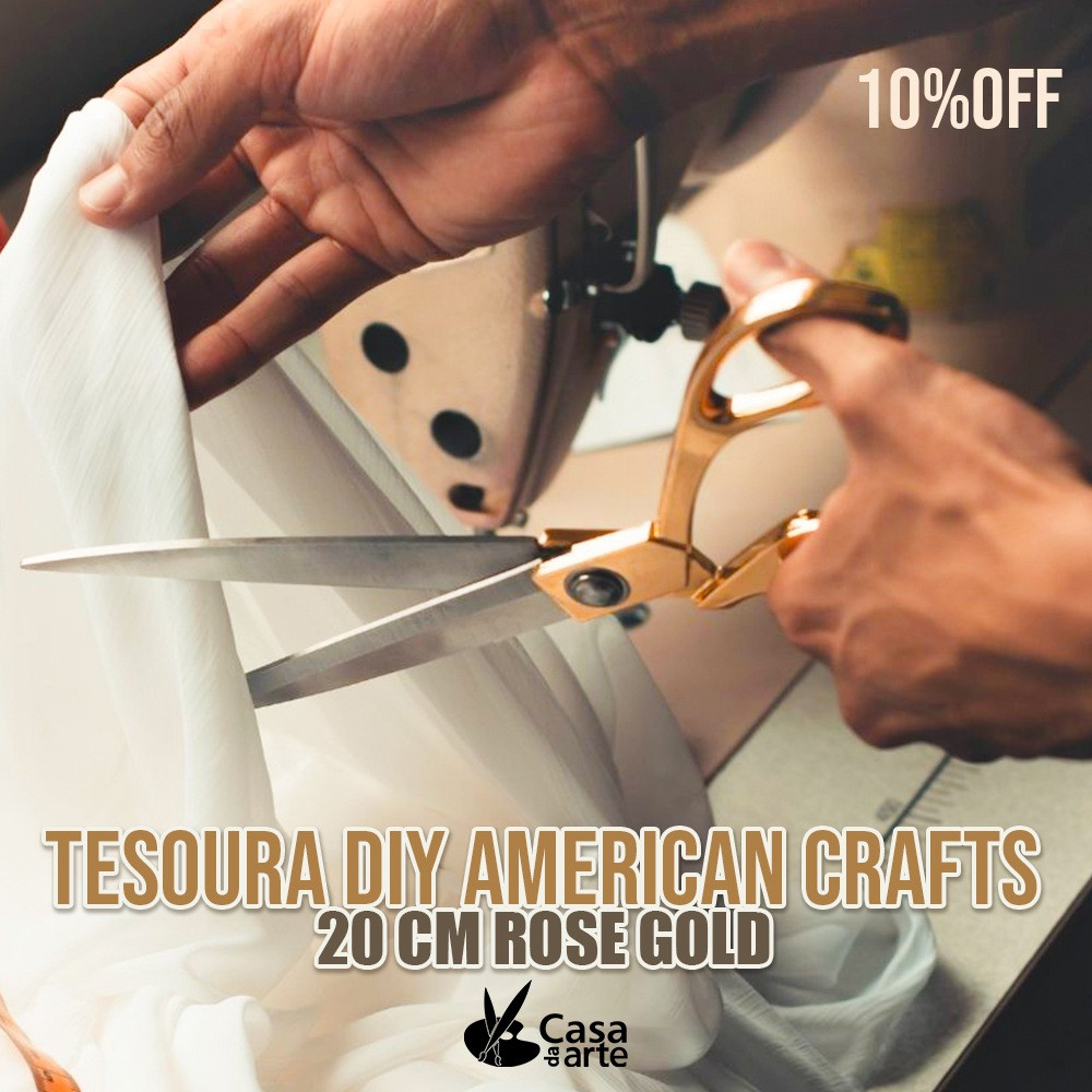 ♦ DESCONTO É AQUI ♦
Tesoura American Crafts importada com 20 cm aproximadame... instagram.com/p/Cca2mU6Pnpt