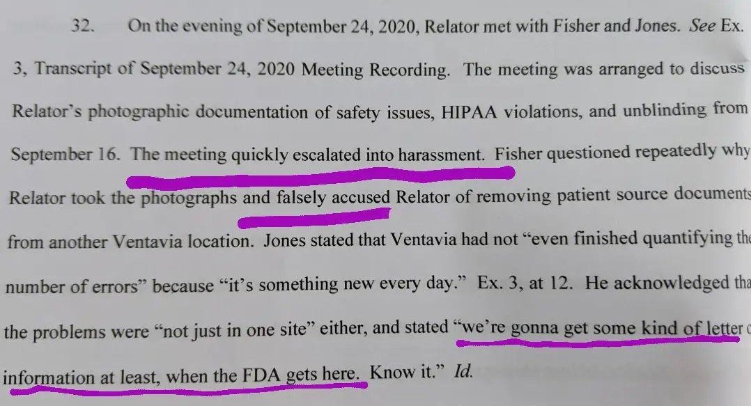 Analistener11's tweet photo. Ventavia wist donders goed dat ze fout zaten! Maar in plaats van het juiste te doen....
Bron: @IamBrookJackson
#pfizertrial #fraud #ventavia #falseclaimsact #Pfizer #PfizerGate https://t.co/zQ4rTeWRWC